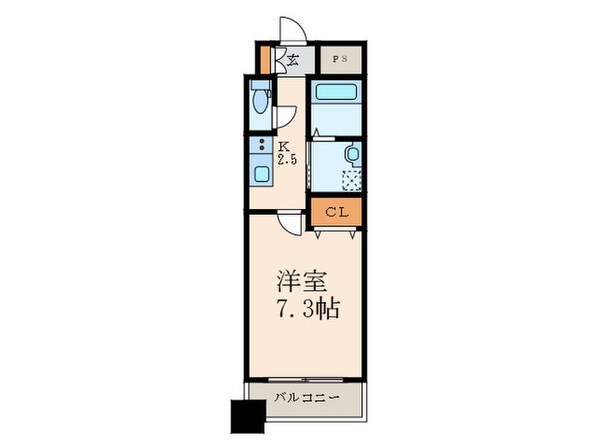 プレジールの物件間取画像